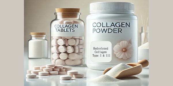 قرص کلاژن بهتر است یا پودر کلاژن