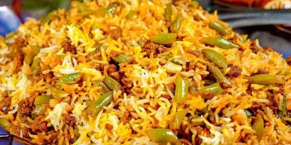 لوبیا پلو رژیمی