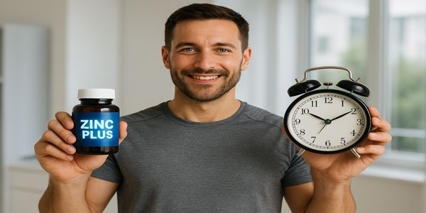 فواید و زمان مصرف قرص زینک پلاس برای مردان