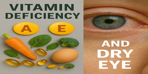 کمبود کدام ویتامین باعث خشکی چشم می شود؟