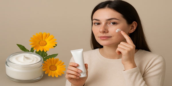 خواص پماد کالاندولا برای سفیدی پوست