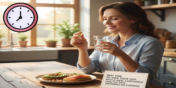 بهترین زمان مصرف قرص کوآنزیم کیوتن