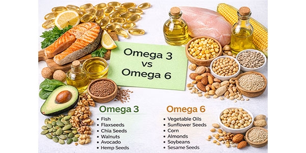 تفاوت امگا 3 و امگا 6
