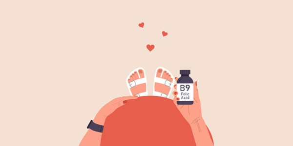 مقدار مصرف فولیک اسید در بارداری دوقلو