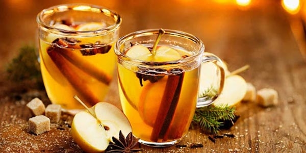 دمنوش سیب و دارچین