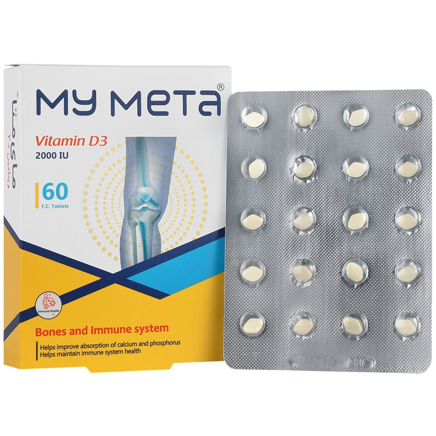 ویتامین د3 مای متا 2000 واحدی