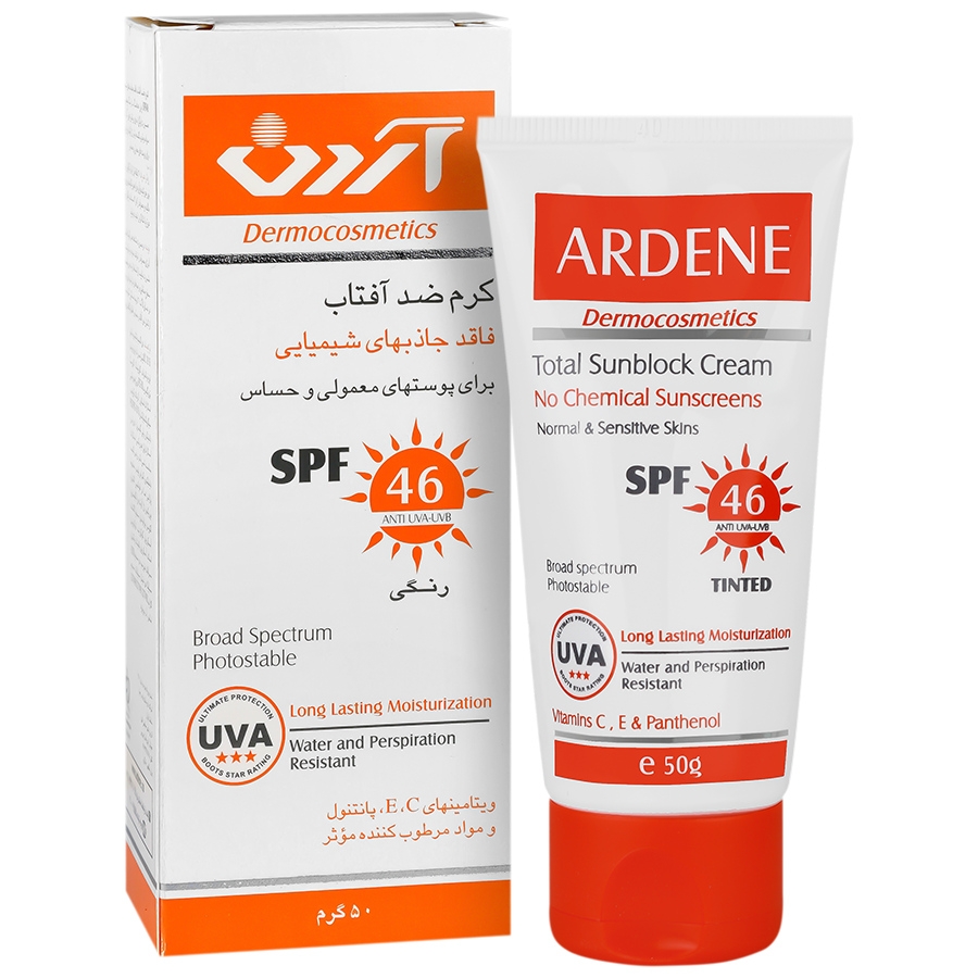کرم ضد آفتاب رنگی SPF46