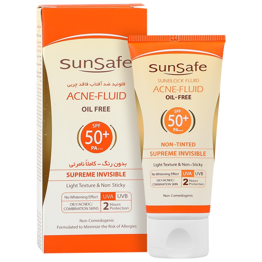 فلوئید ضد آفتاب فاقد چربی SPF50
