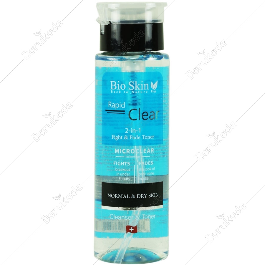 تونر 2 در 1 پوست معمولی و خشک