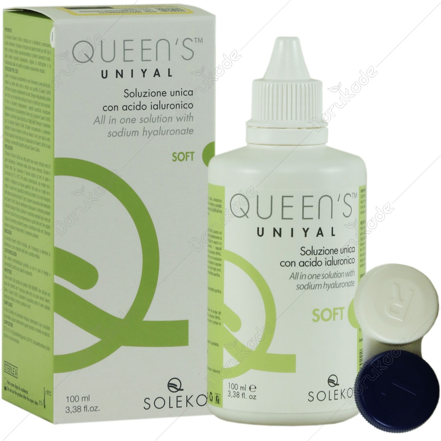 مایع شستشو لنز تماسی نرم کویینز یونیال 100 میلی لیتر