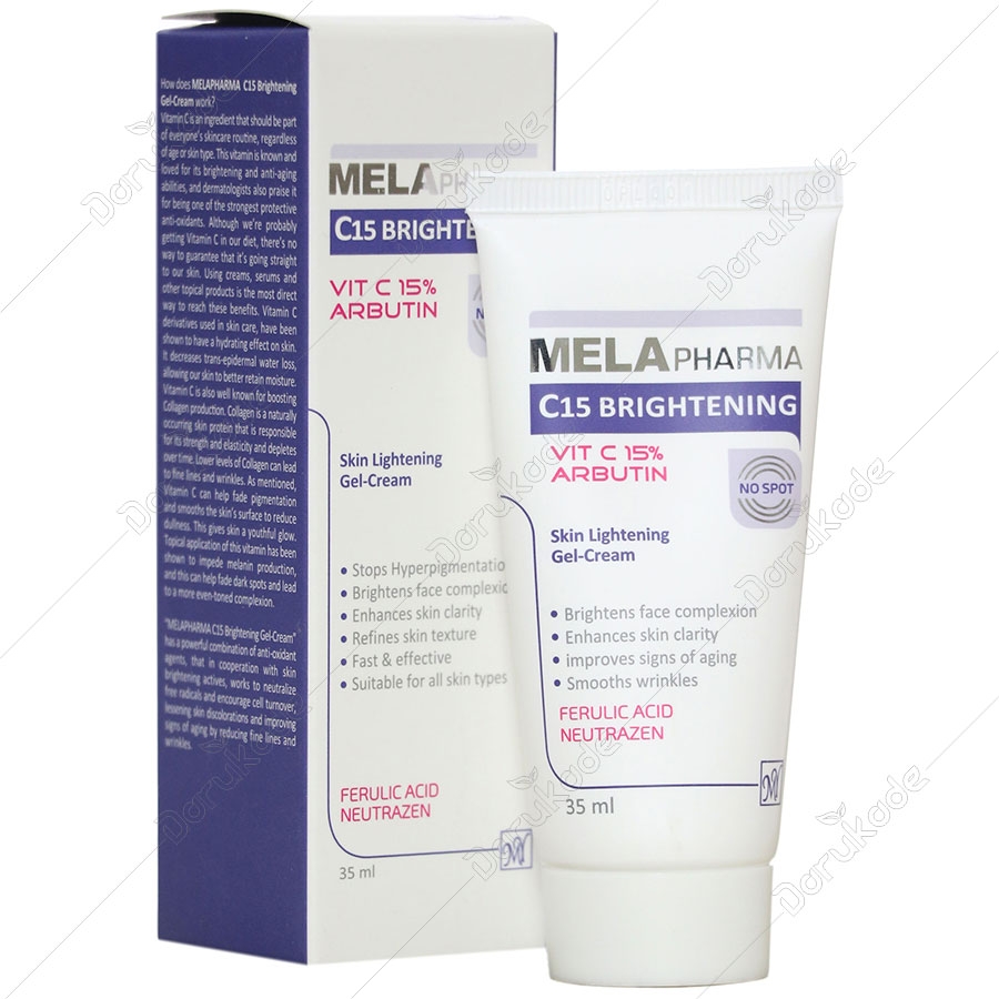 کرم ژل روشن کننده C15 ملافارما