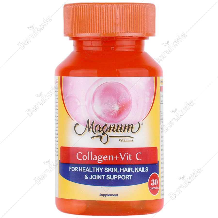 کلاژن و ویتامین سی مگنوم ویتامینز 30 عددی