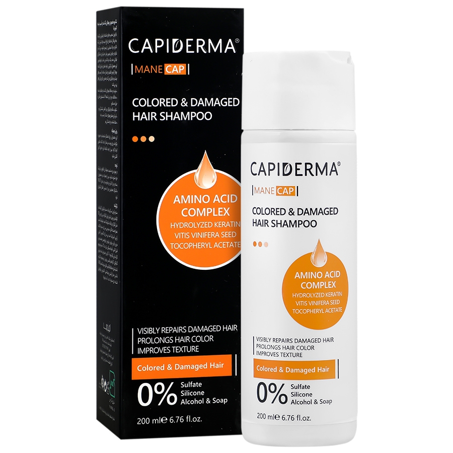 شامپو موهای رنگ شده و آسیب دیده مین کپ