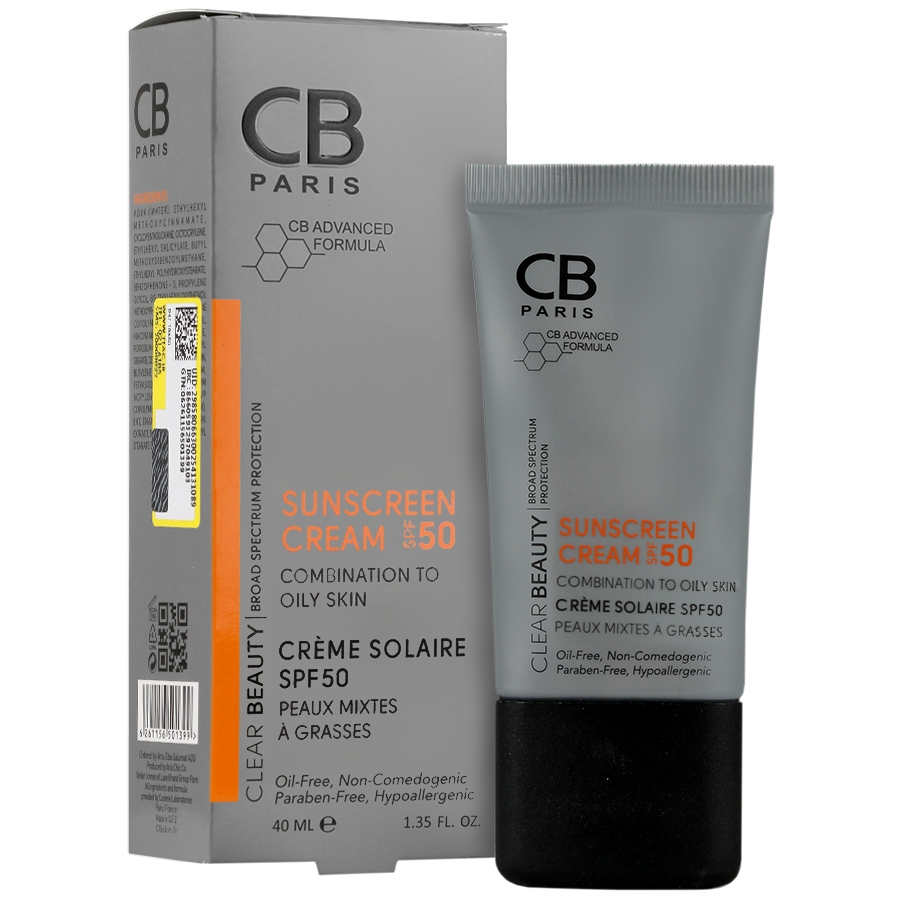 کرم ضد آفتاب پوست مختلط تا چرب SPF50