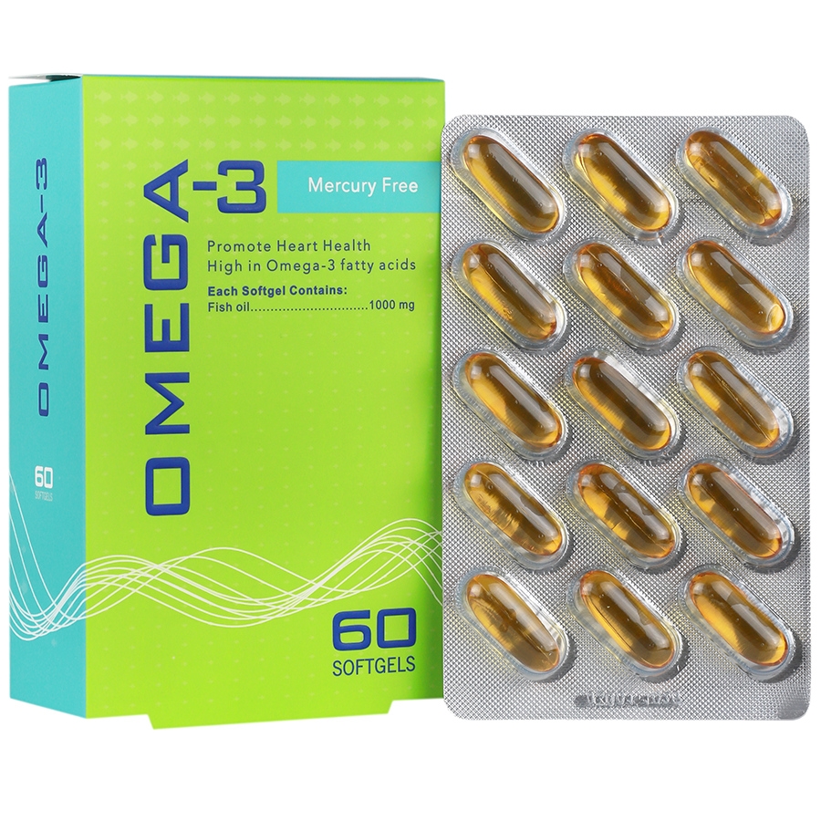 روغن ماهی امگا 3 بدون جیوه 60 عدد