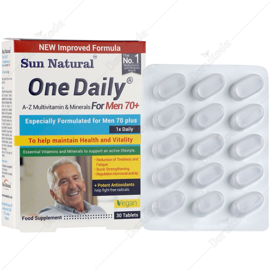 مولتی ویتامین و مینرال وان دیلی آقایان بالای 70 سال