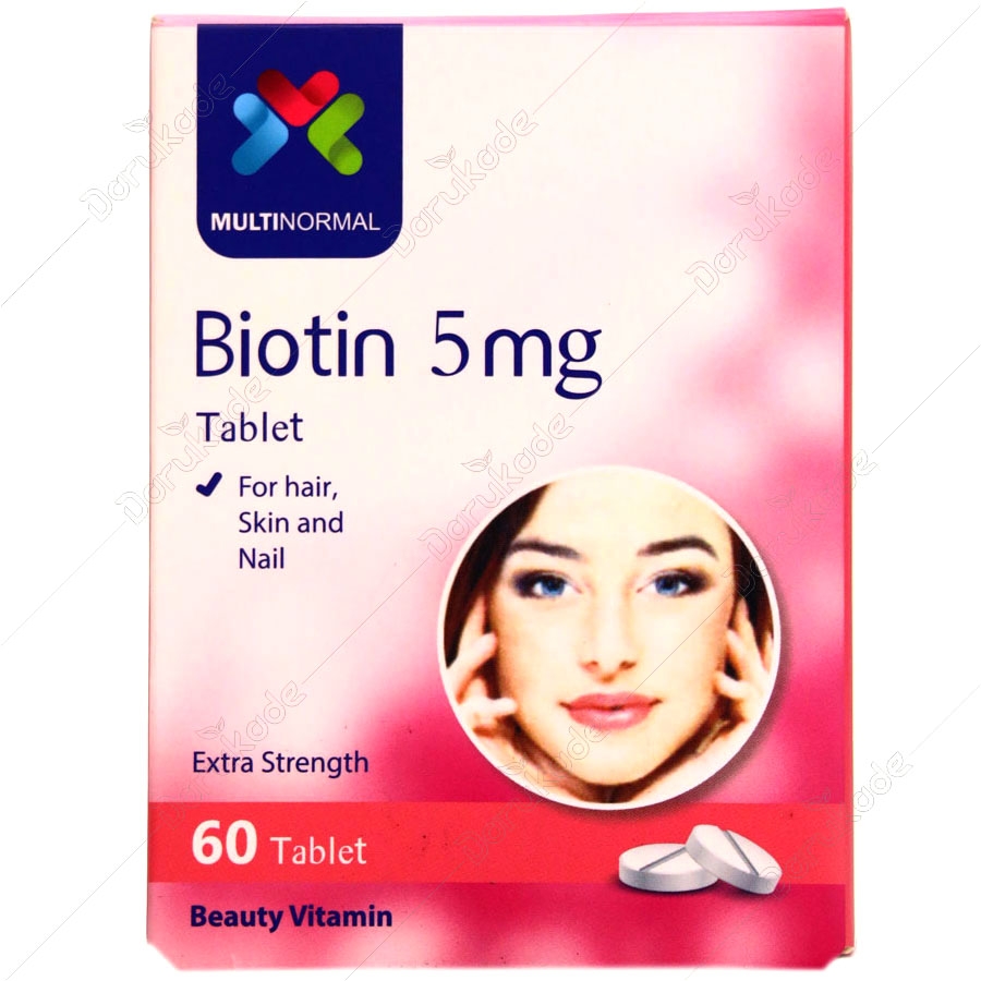 بیوتین مولتی نرمال 5 میلی گرم