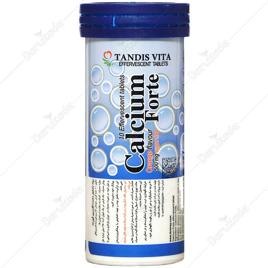 قرص جوشان کلسیم فورت 500 میلی گرم