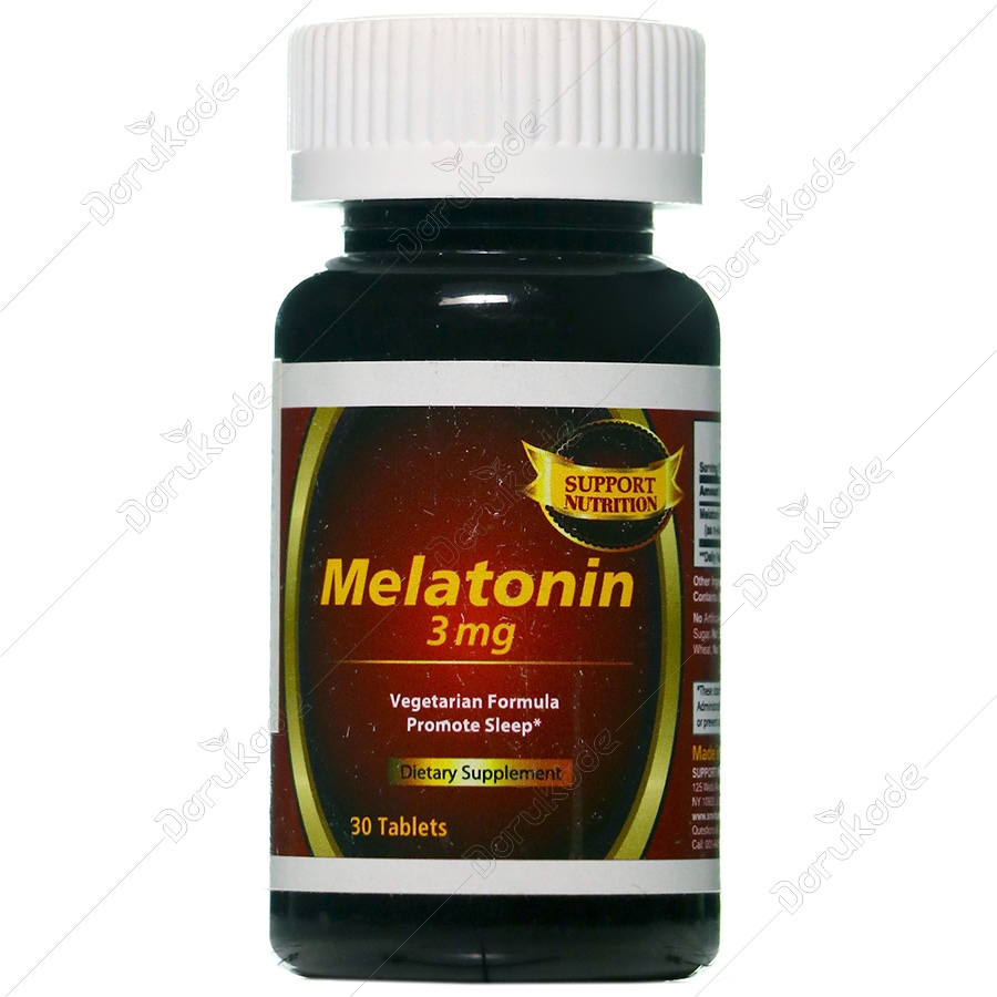 ملاتونین 3 میلی گرم ساپورت نوتریشن