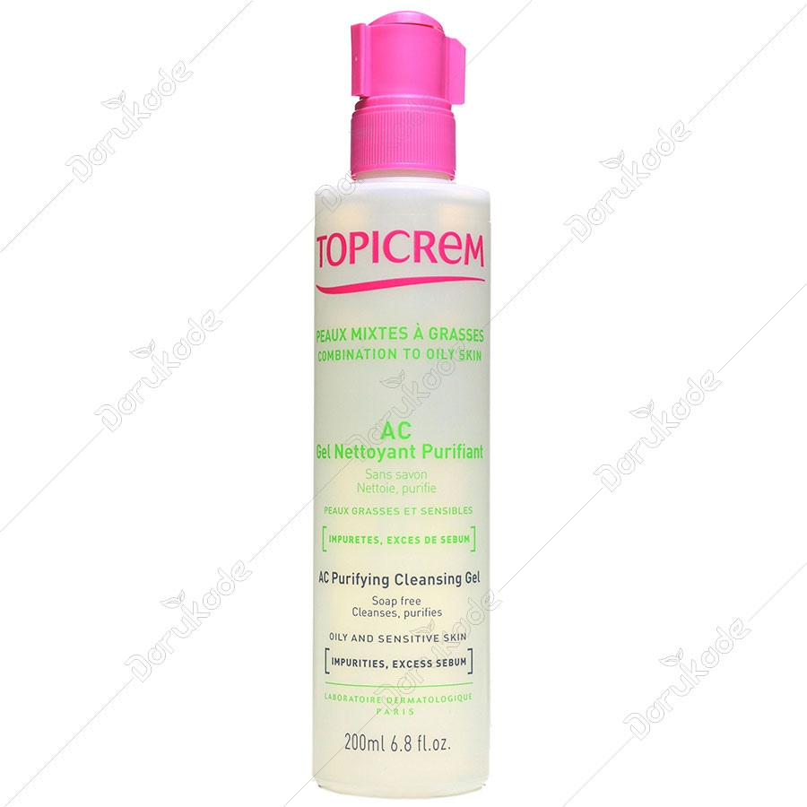 ژل شست و شوی پوست چرب ای سی