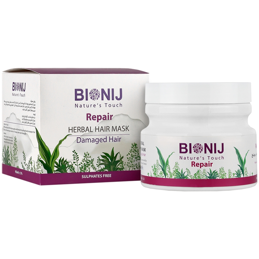 ماسک گیاهی موی آسیب دیده