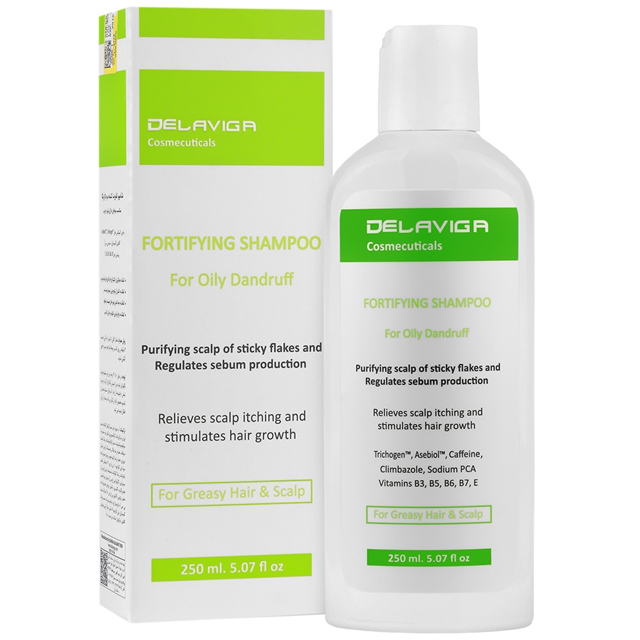 شامپو تقویت کننده مو دارای شوره چرب