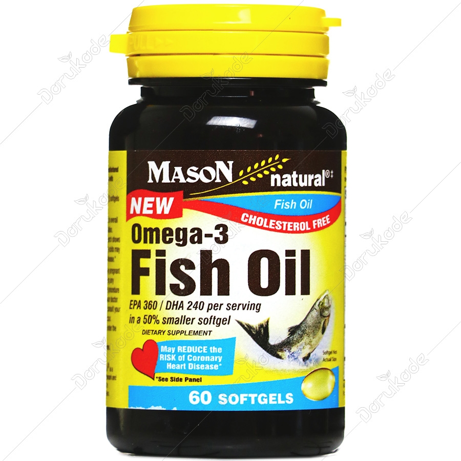 امگا 3 فیش اویل ای پی ای 60 عددی