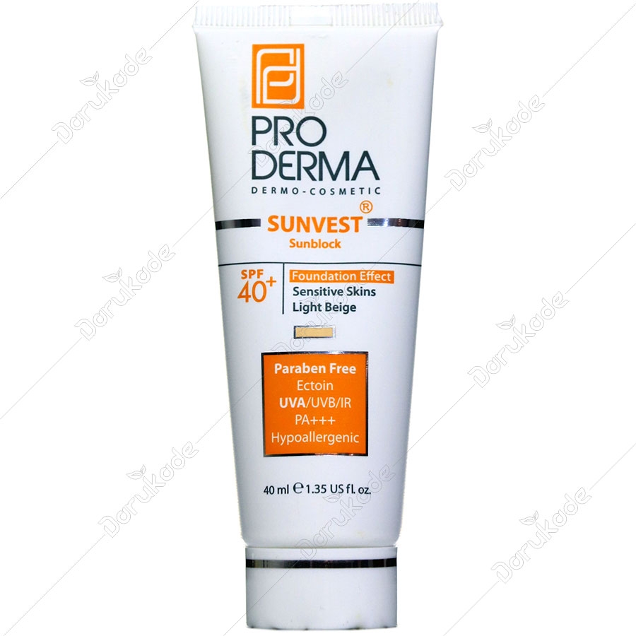 ضد آفتاب مینرال SPF40 سان وست