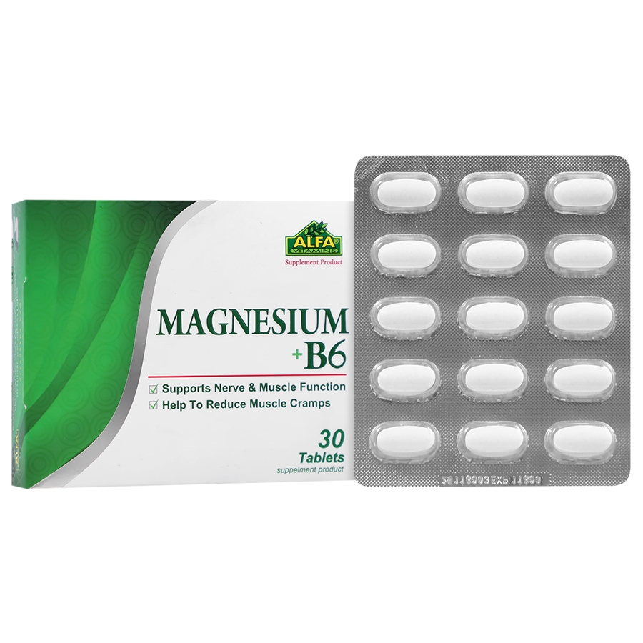 منیزیم و ویتامین ب6 آلفا ویتامینز