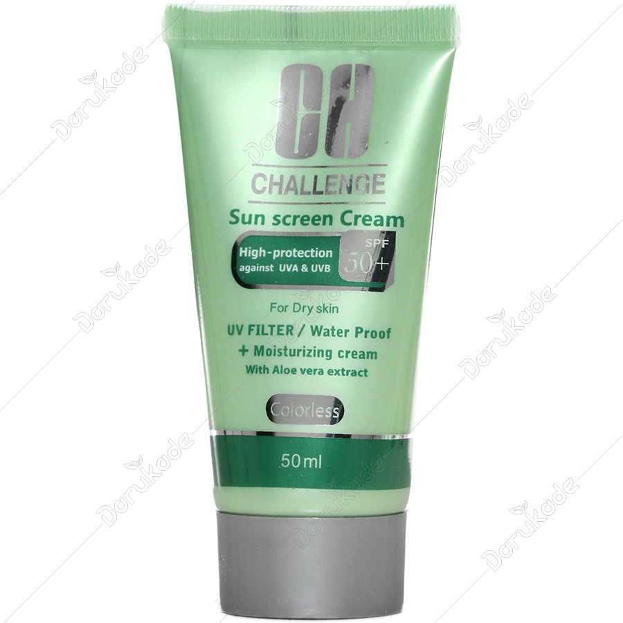 کرم ضد آفتاب پوست های خشک و نرمال +SPF50 چلنج