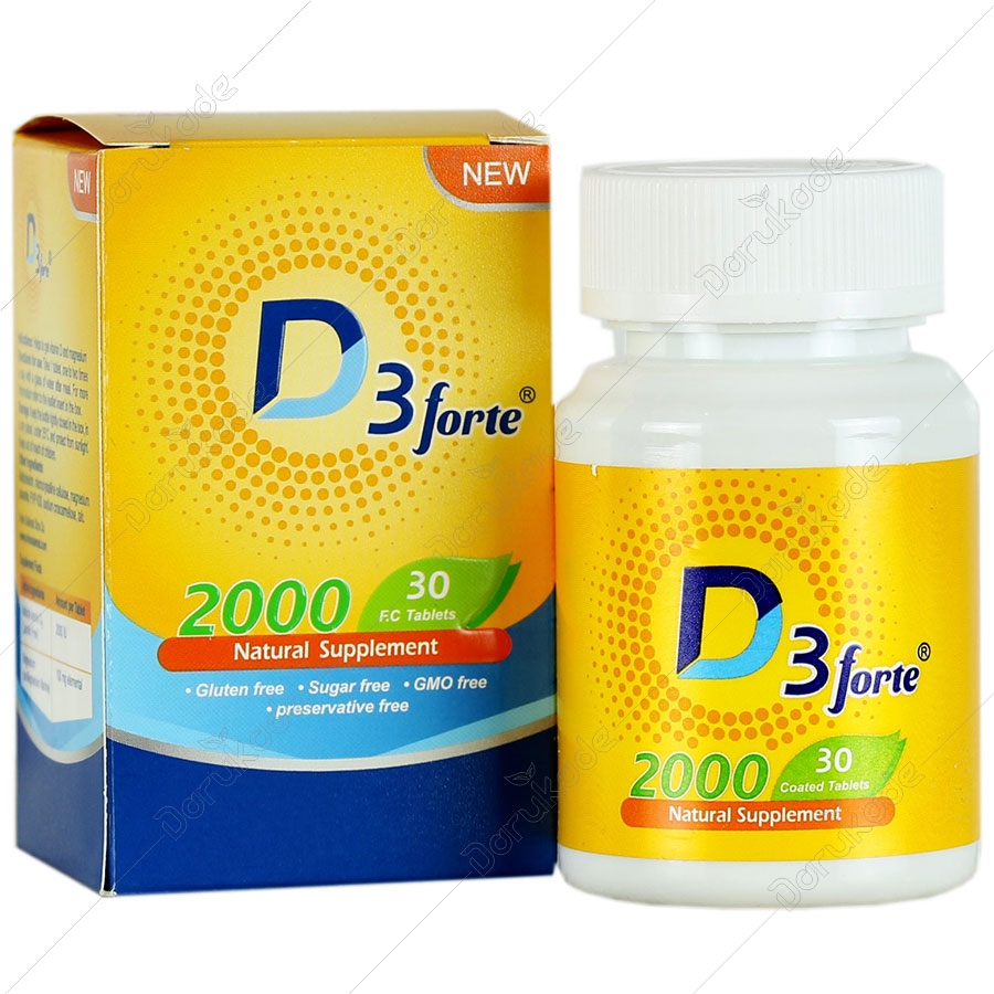 ویتامین د3 فورت 2000 واحد