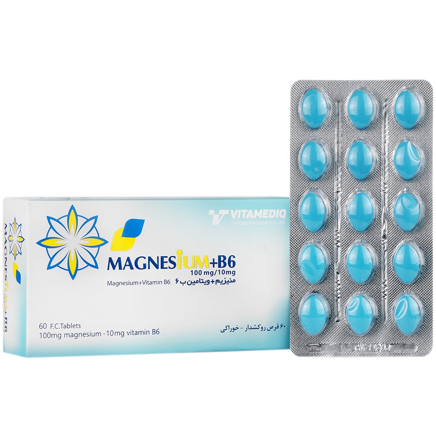 منیزیم و ویتامین ب6 کوثر 60 عددی