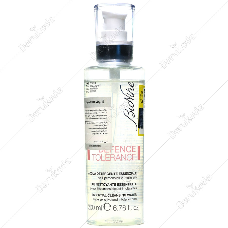 ژل پاک کننده صورت دیفنس تولرنس