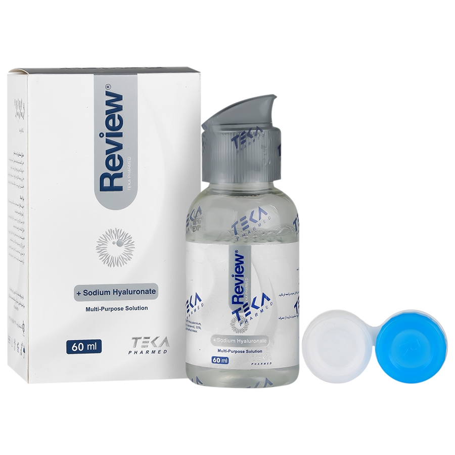 محلول شستشو لنز چند منظوره ریویو 60 میلی لیتر