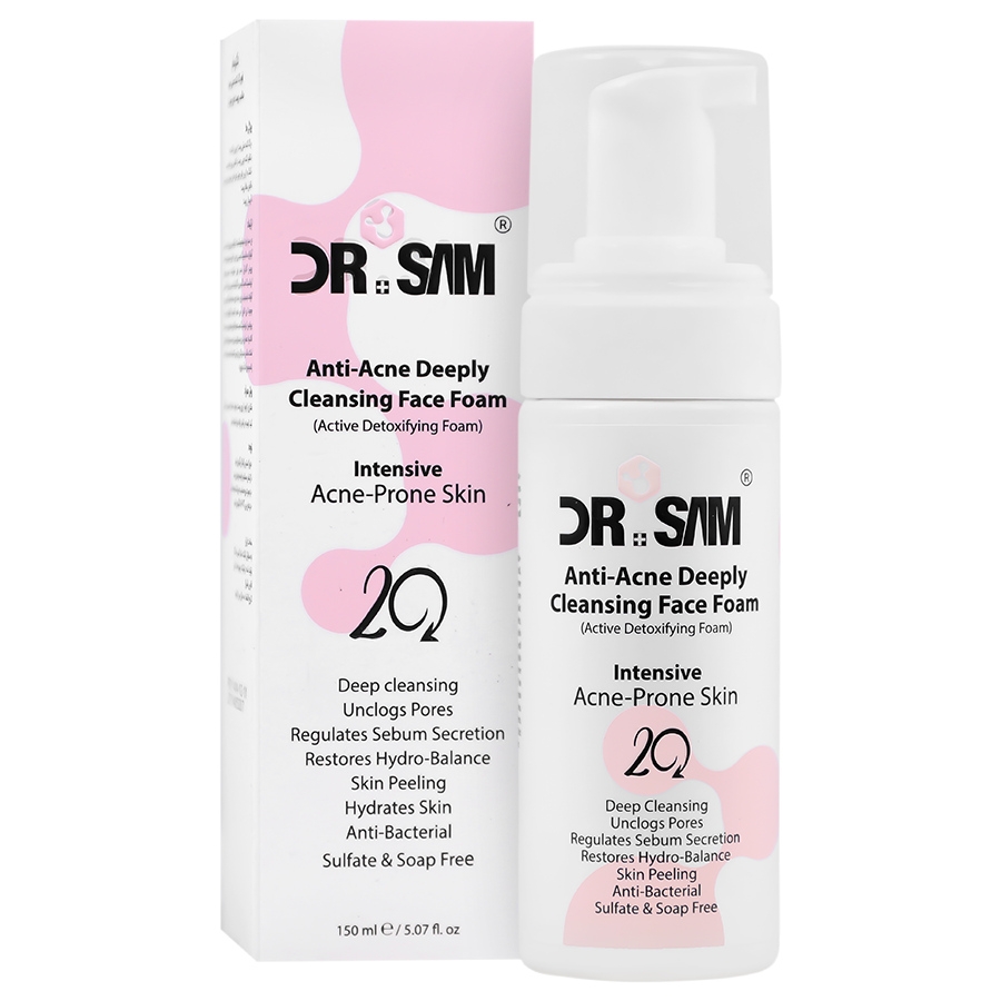 فوم پاک کننده عمقی پوست جوش دار