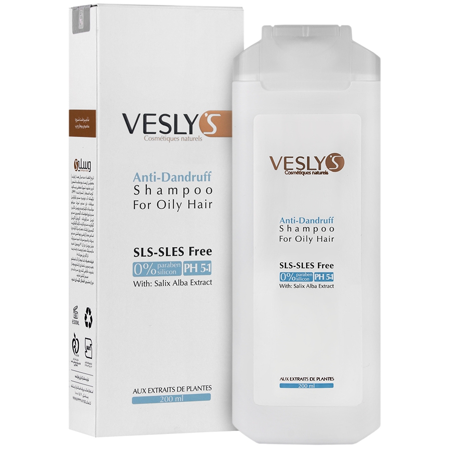 شامپو ضد شوره وسلی موی چرب