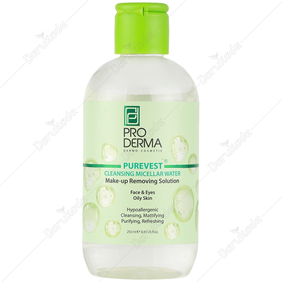 محلول پاک کننده آرایش پوست چرب پیور وست