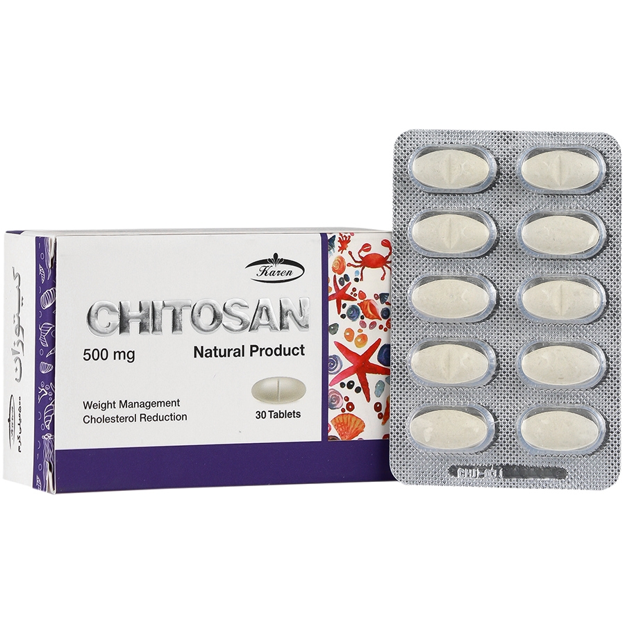کیتوزان 500 میلی گرم 30 عددی