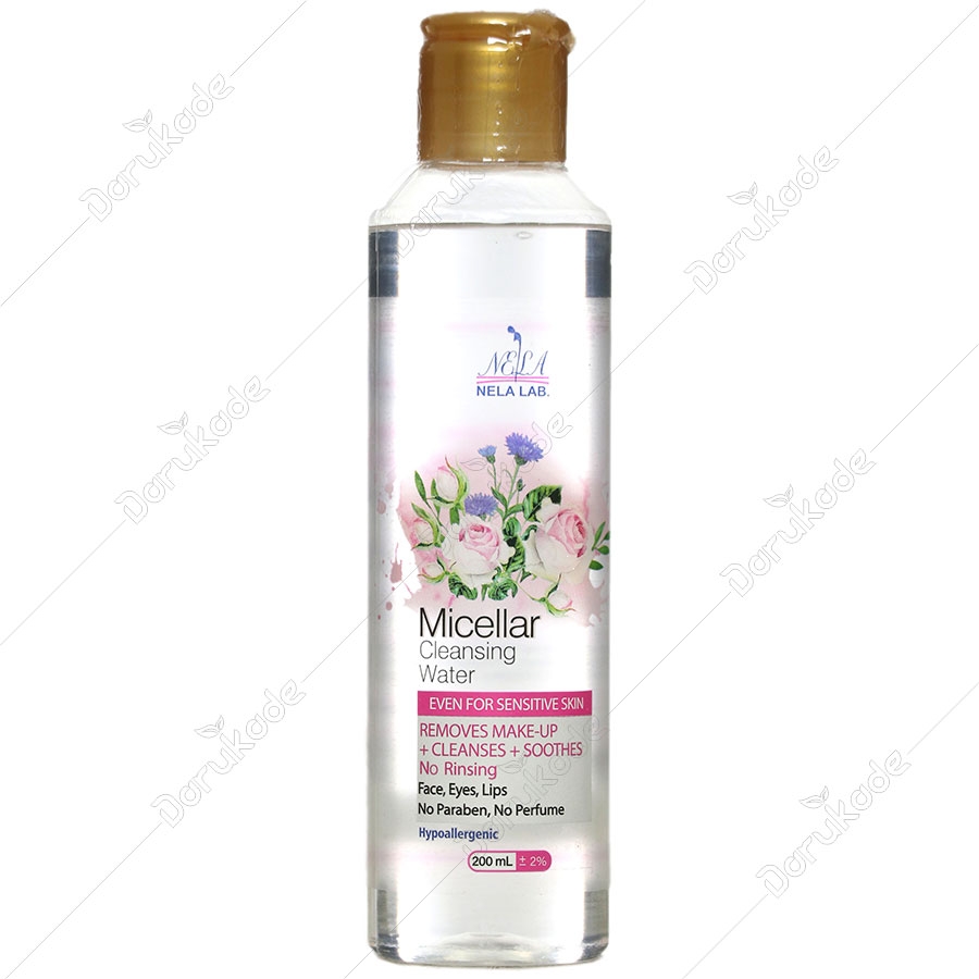 محلول پاک کننده آرایش نلا 200 میلی لیتری