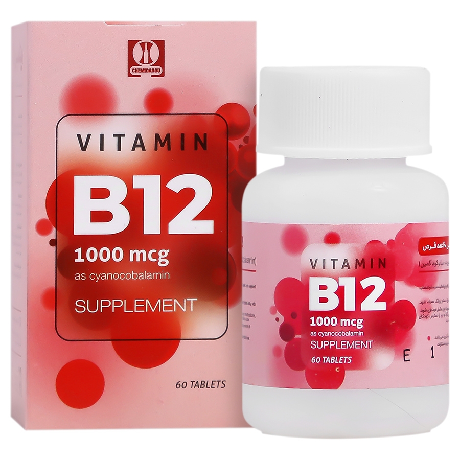 ویتامین ب12 کیمیدارو 1000 میکروگرم