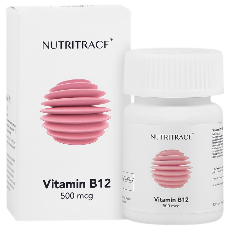 ویتامین ب12 نوتری تریس 500 میکروگرم