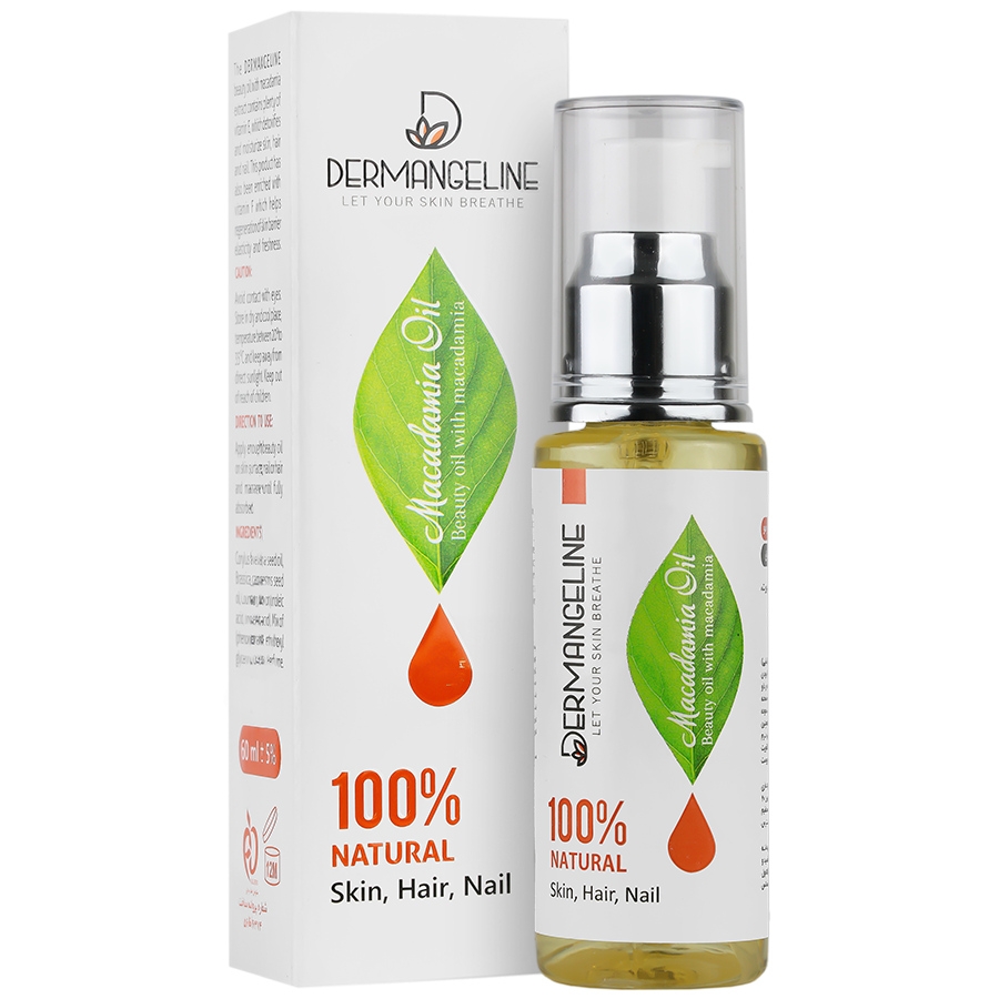 روغن ماکادامیا نرم کننده پوست و مو و ناخن