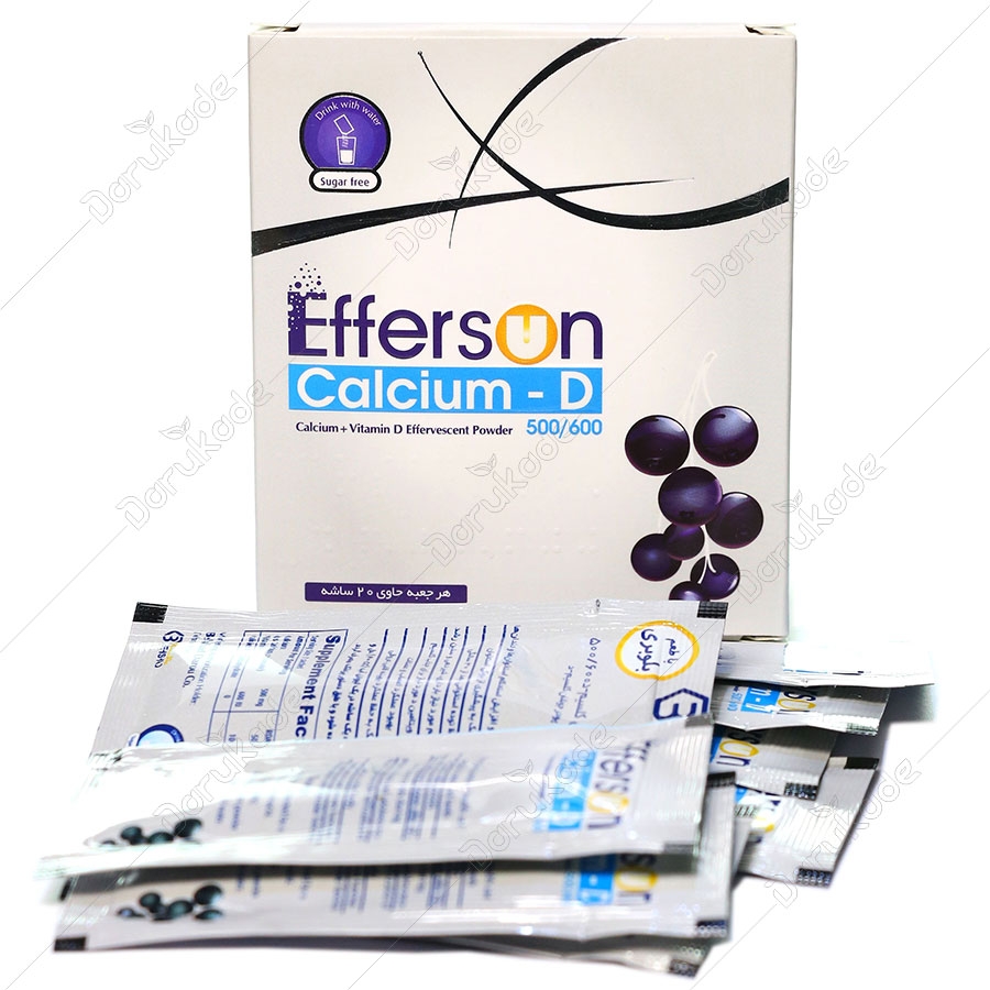 پودر جوشان کلسیم دی 600-500