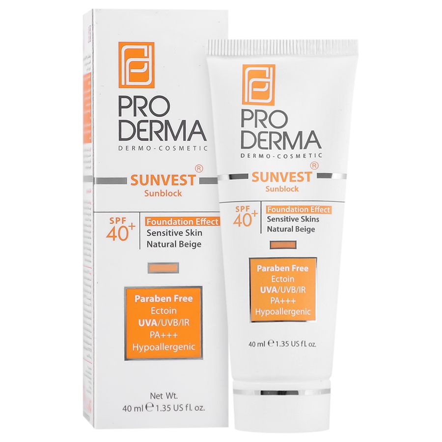 ضد آفتاب مینرال SPF40 سان وست بژ طبیعی