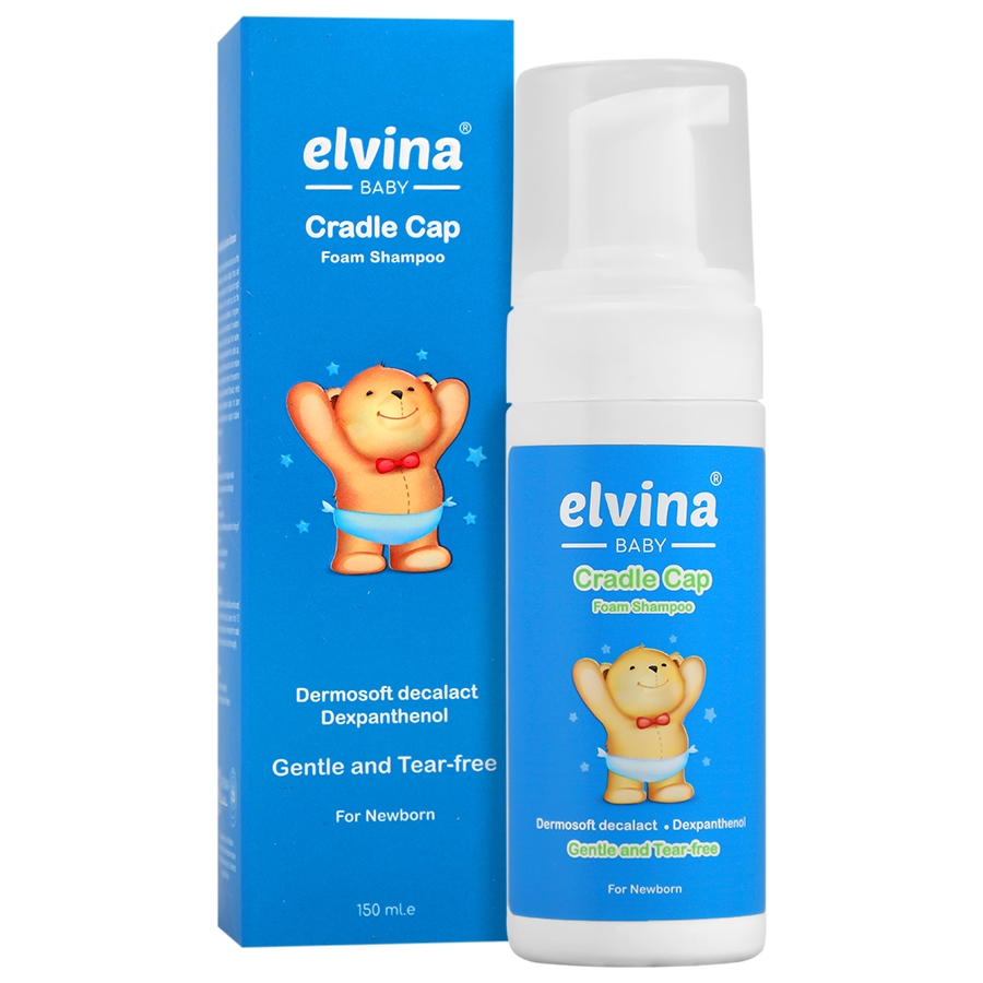 فوم شستشوی پوسته های چرب سر نوزاد