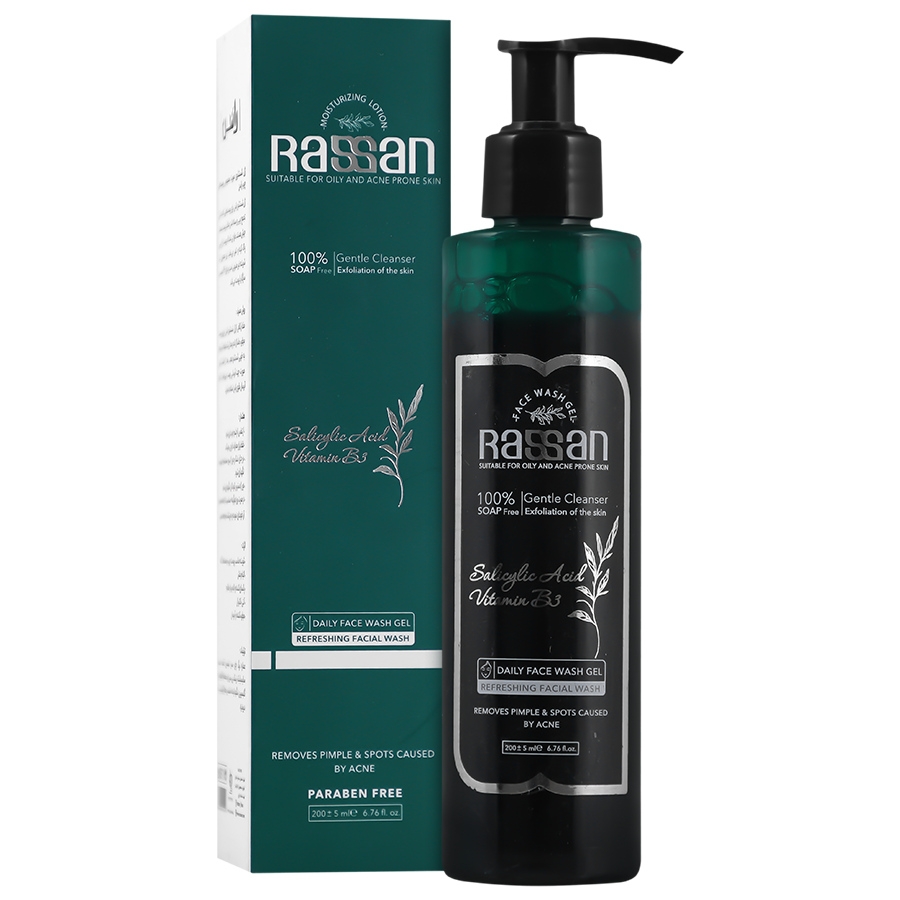 ژل شستشوی صورت روزانه پوست چرب