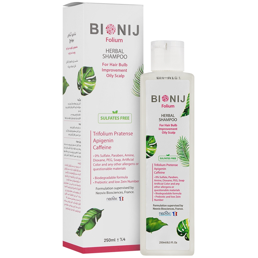 شامپو گیاهی تقویت پیاز مو پوست سر چرب