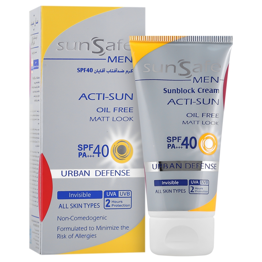 کرم ضد آفتاب SPF40 آقایان