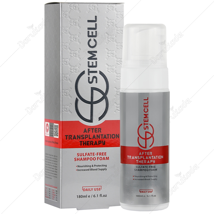 فوم شست و شوی بعد از کاشت مو