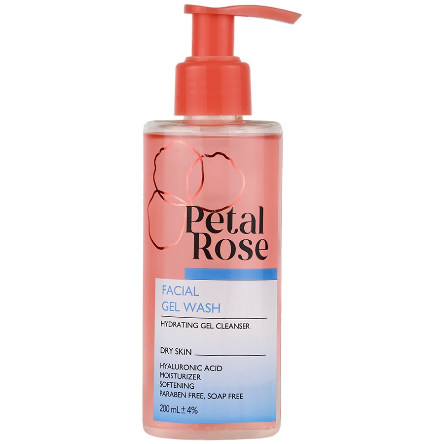 ژل شستشوی صورت پتال رز پوست خشک